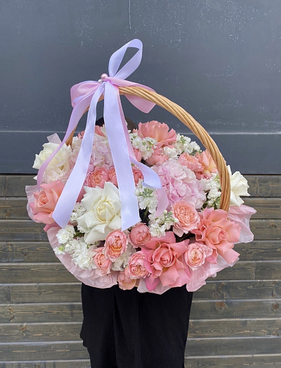 Кружевная корзина