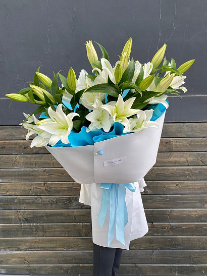 Мороженка белых лилий 5 шт.