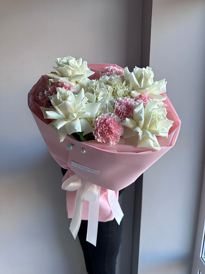 Авторский букет "Облако в розовой дымке"