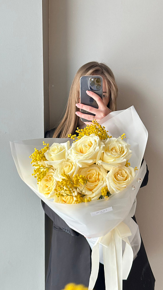 Авторский букет "Медовый месяц"