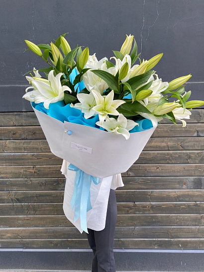 Мороженка белых лилий 5 шт.